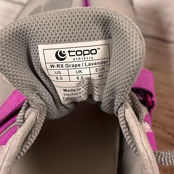 Women's Athletic Shoes in Gray and Pink - Picture 5 of 5